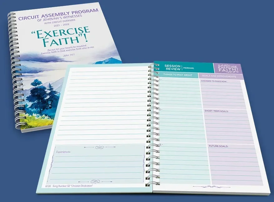 exercise faith notebooks