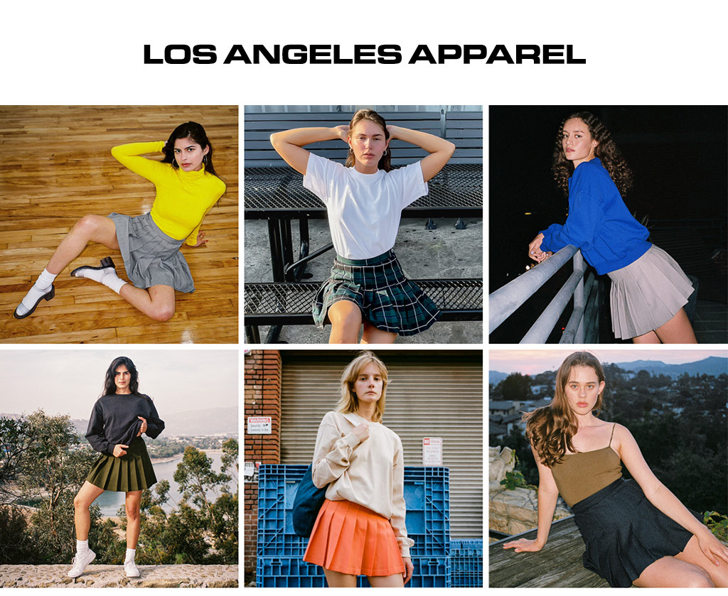 Los angeles apparel sales skirt