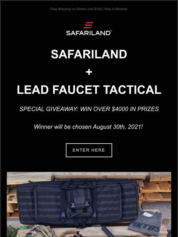Safariland Gutschein 2 Für 1 2022 the safariland group: Safariland + Lead Faucet Tactical Fall Giveaway