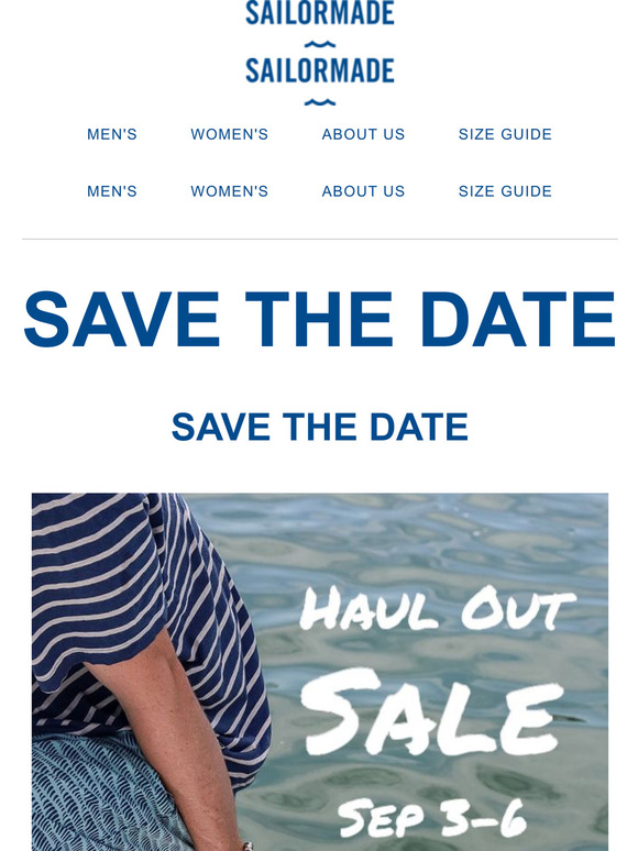Save the Date! Sep 3-6