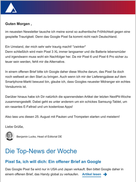 Pixel 5a, warum bist Du nicht da?