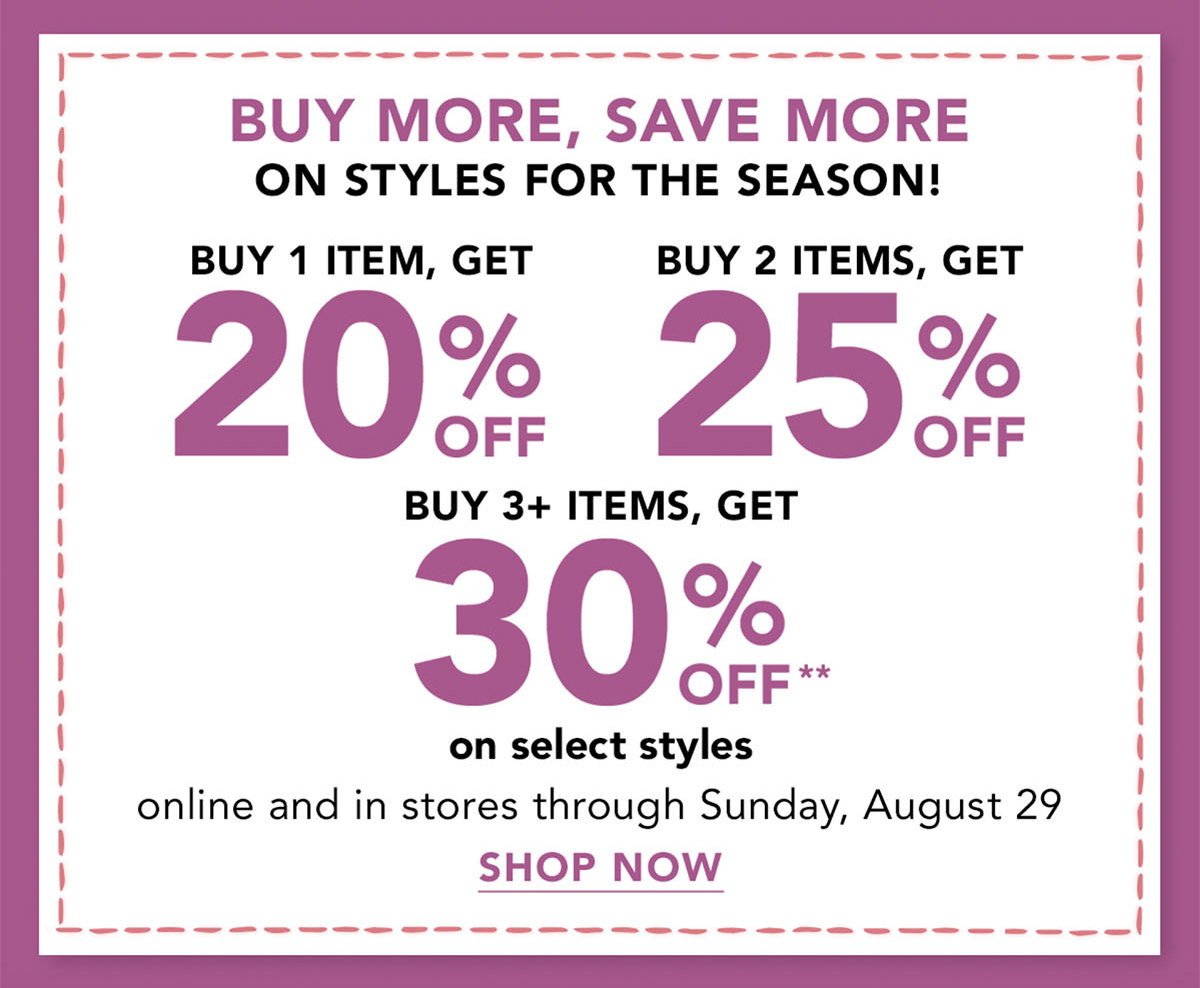 Buy More, Save More**