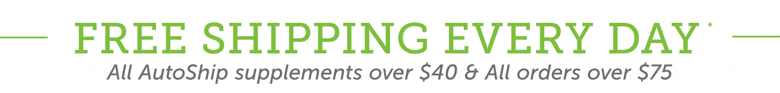 Everything Ships Free*