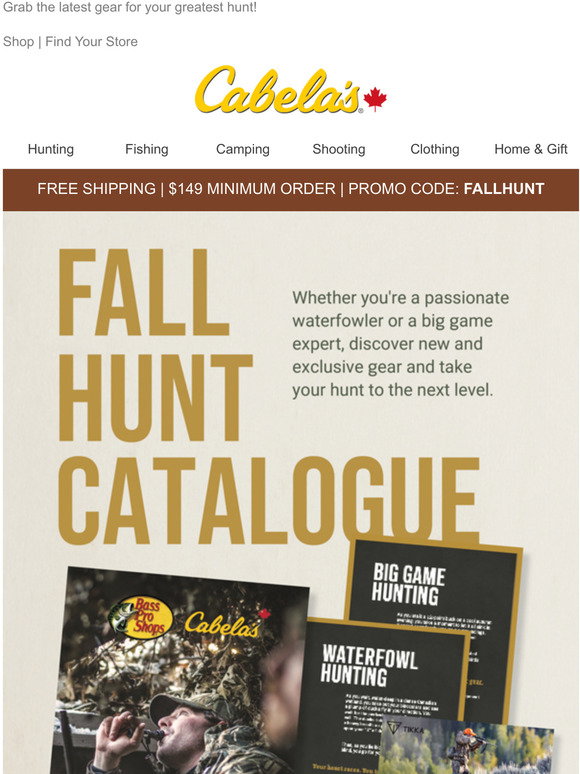 Cabela's Canada: Our FALL CATALOGUE is here!