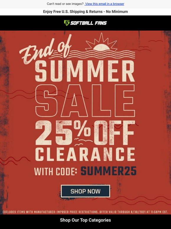 Take an Additional 25% off Clearance