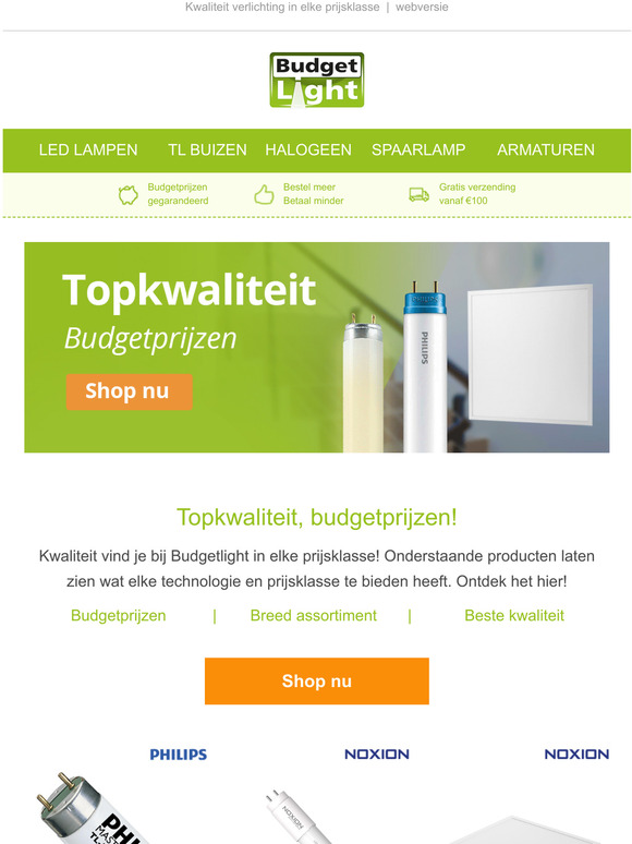 Topkwaliteit, budgetprijzen!