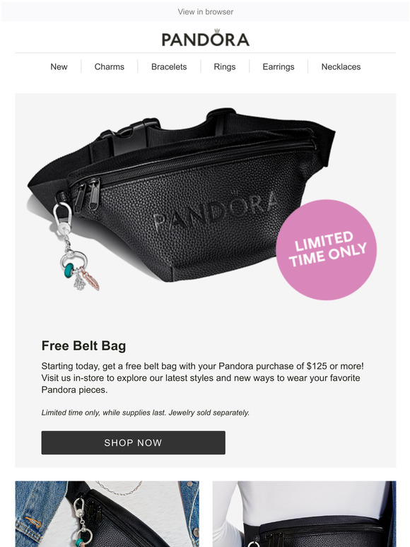 free belt bag pandora