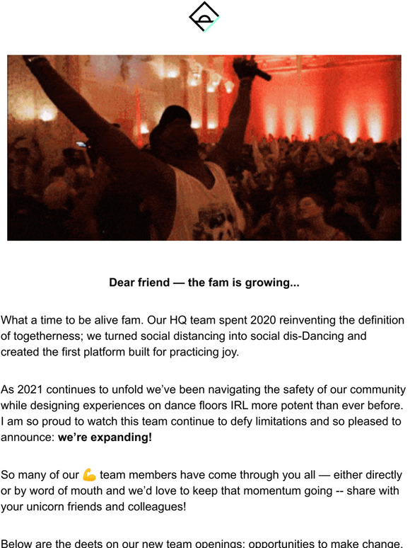  We're Hiring!