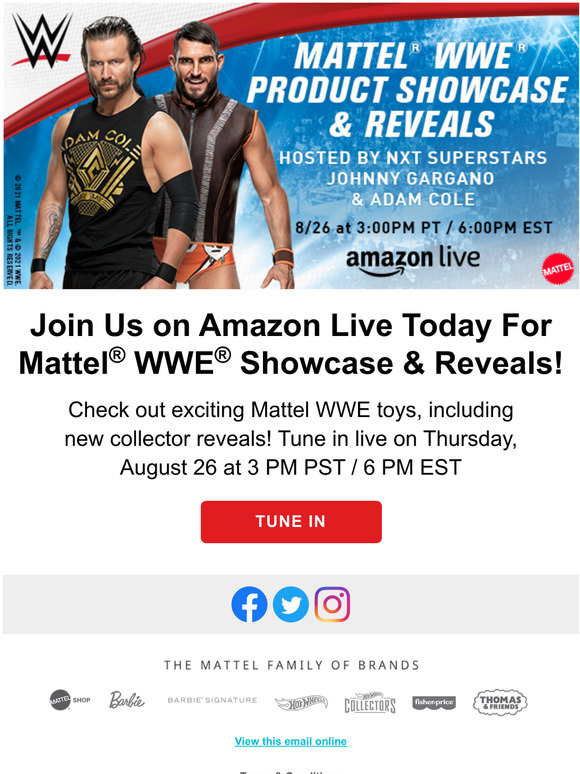 Mattel WWE Showcase & Reveals