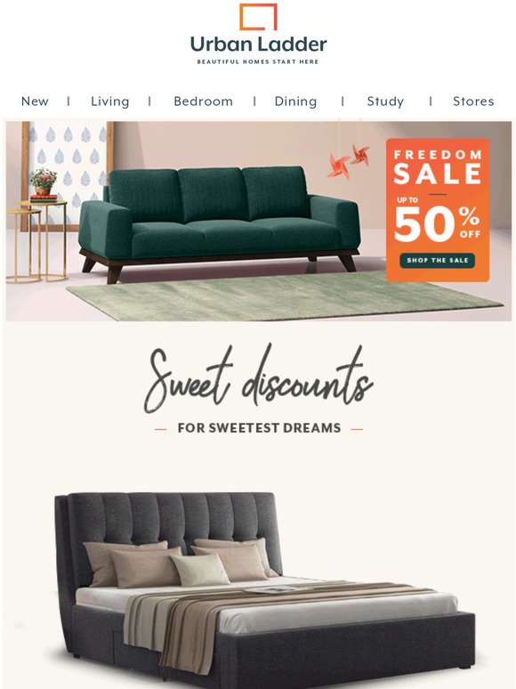 Sleep easy with beds up to 40% off!
