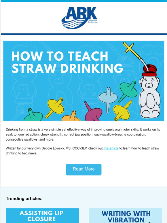 ARK Therapeutic How to Teach Straw Drinking Milled