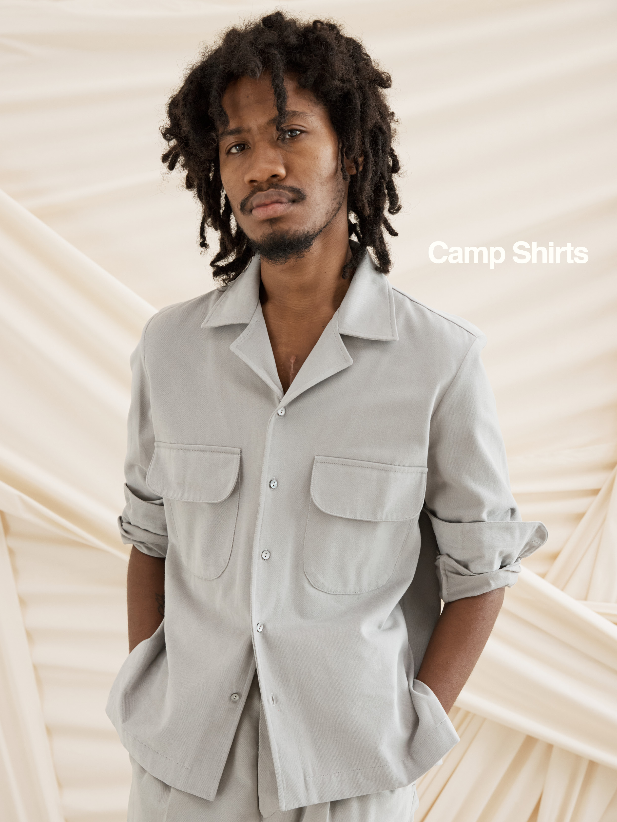 knit camp shirt