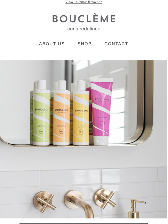 Welcome to Bouclme . . . we're so glad you joined us! 