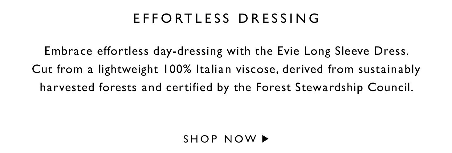 Evie Long Sleeve Shirt Dress