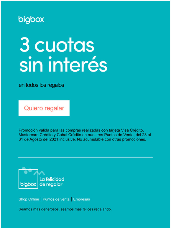 Te esperamos en nuestros Puntos de Venta con promociones exclusivas!