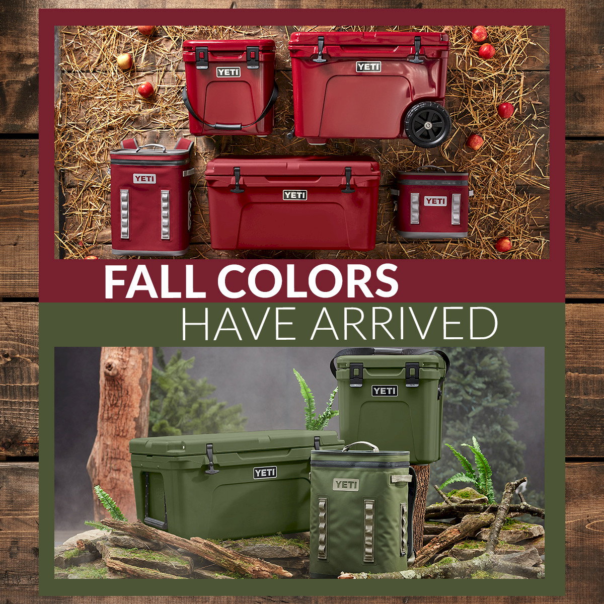Field & Stream: All-new YETI Harvest Red & Highlands Olive coolers