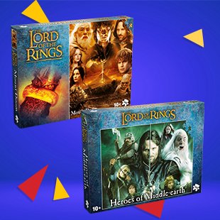 Lord of the Rings Mount Doom and Heroes of Middle Earth puzzle