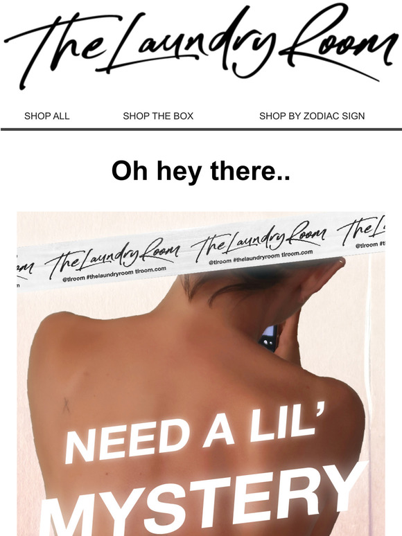 Need a little MYSTERY in your life? 