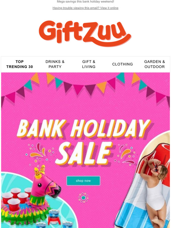 Open me for a bank holiday treat