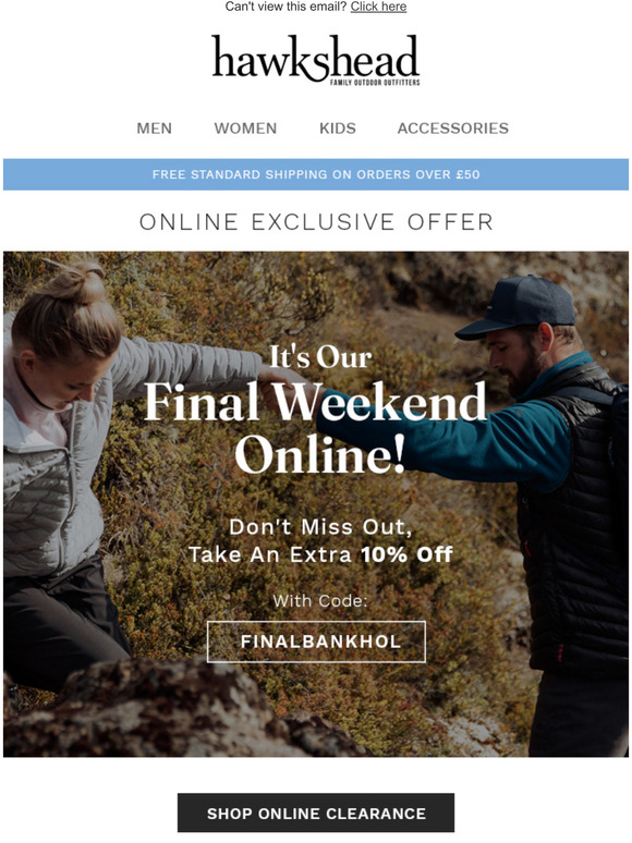 Extra 10% off sitewide... This weekend only!