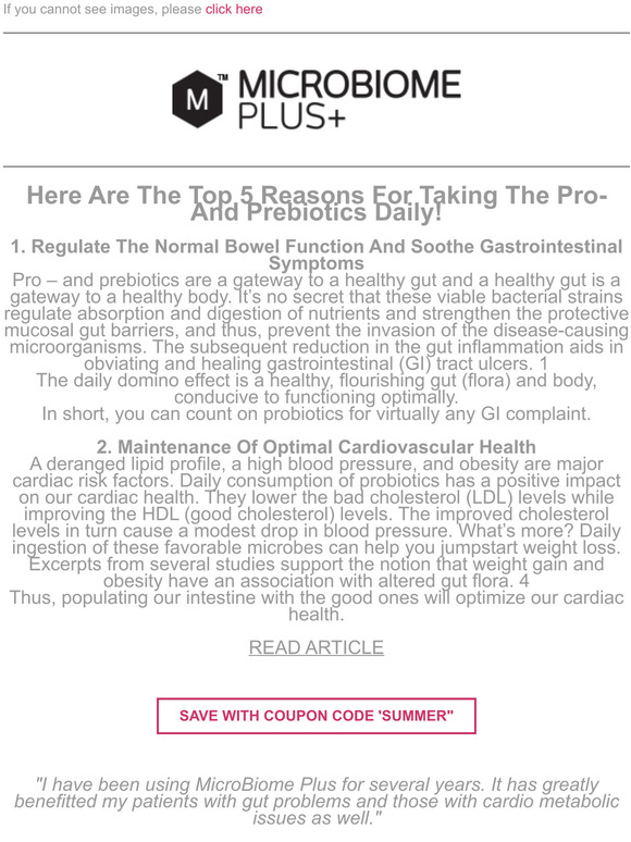 Microbiome Plus 5 Reasons Why Probiotics And Prebiotics Should Be