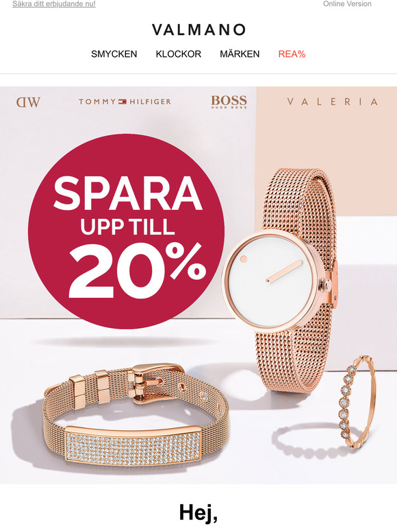 10%, 15% eller 20% rabatt?