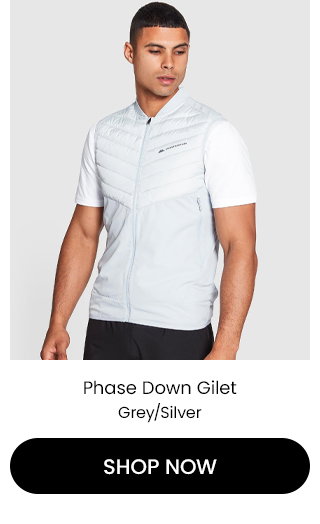 Phase Down Gilet Silver