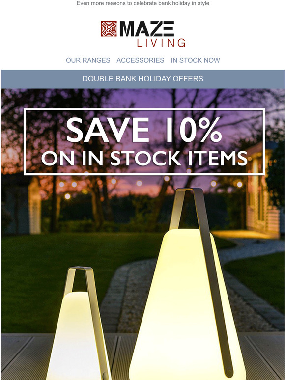  FANTASTIC BANK HOLIDAY OFFERS