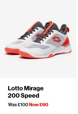 Lotto-Mirage-200-Speed-All-White-Red-Poppy-Asphalt-Mens-Shoes