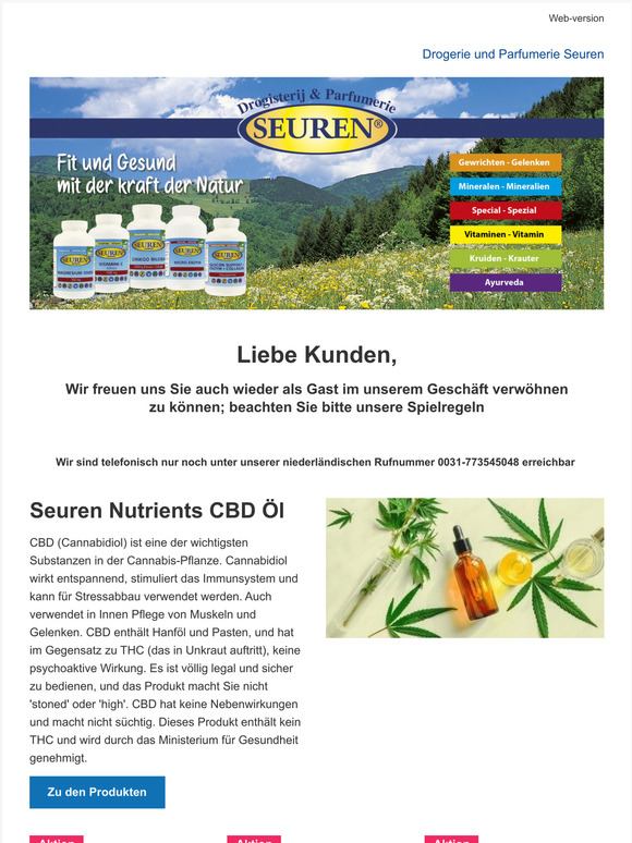 Sommerpreise im Geschft und OnlineShop Seuren Health