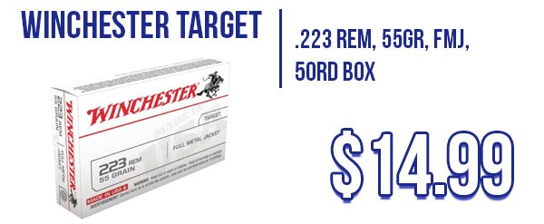 Winchester Target 223 Rem available at Impact Guns!