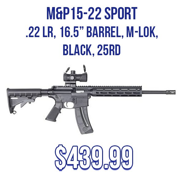M&P15-22 Sport available at Impact Guns!