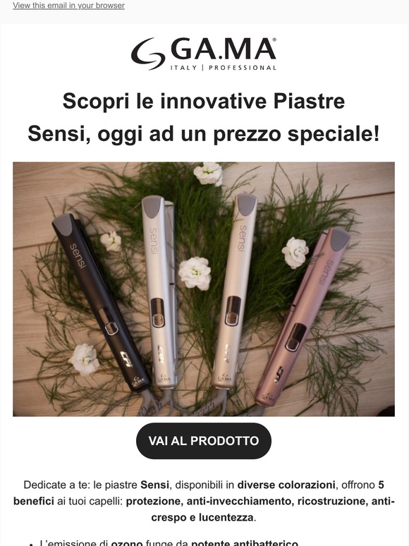 Scopri le piastre Sensi, oggi ad un prezzo speciale!
