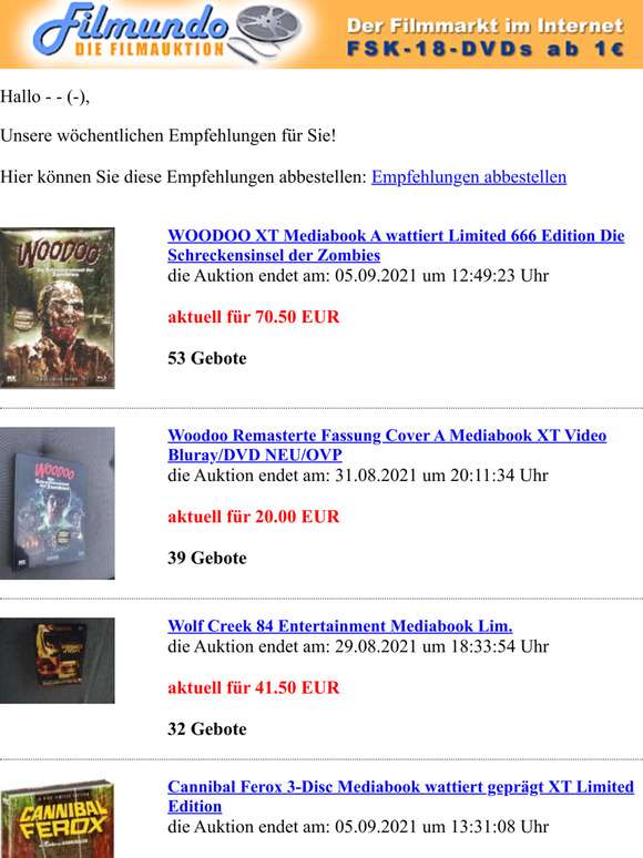 Filmundo.de - unsere Film Empfehlungen fr Sie