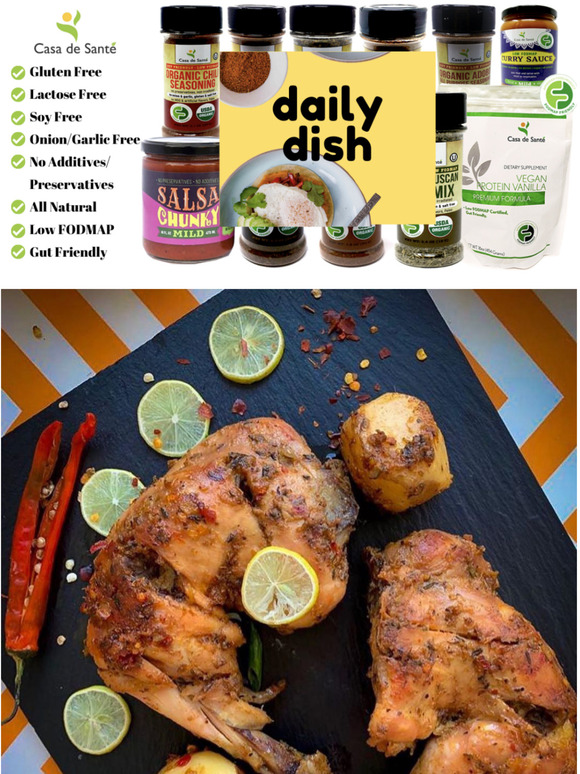 Casa de Sante Low FODMAP Cajun Chicken Milled