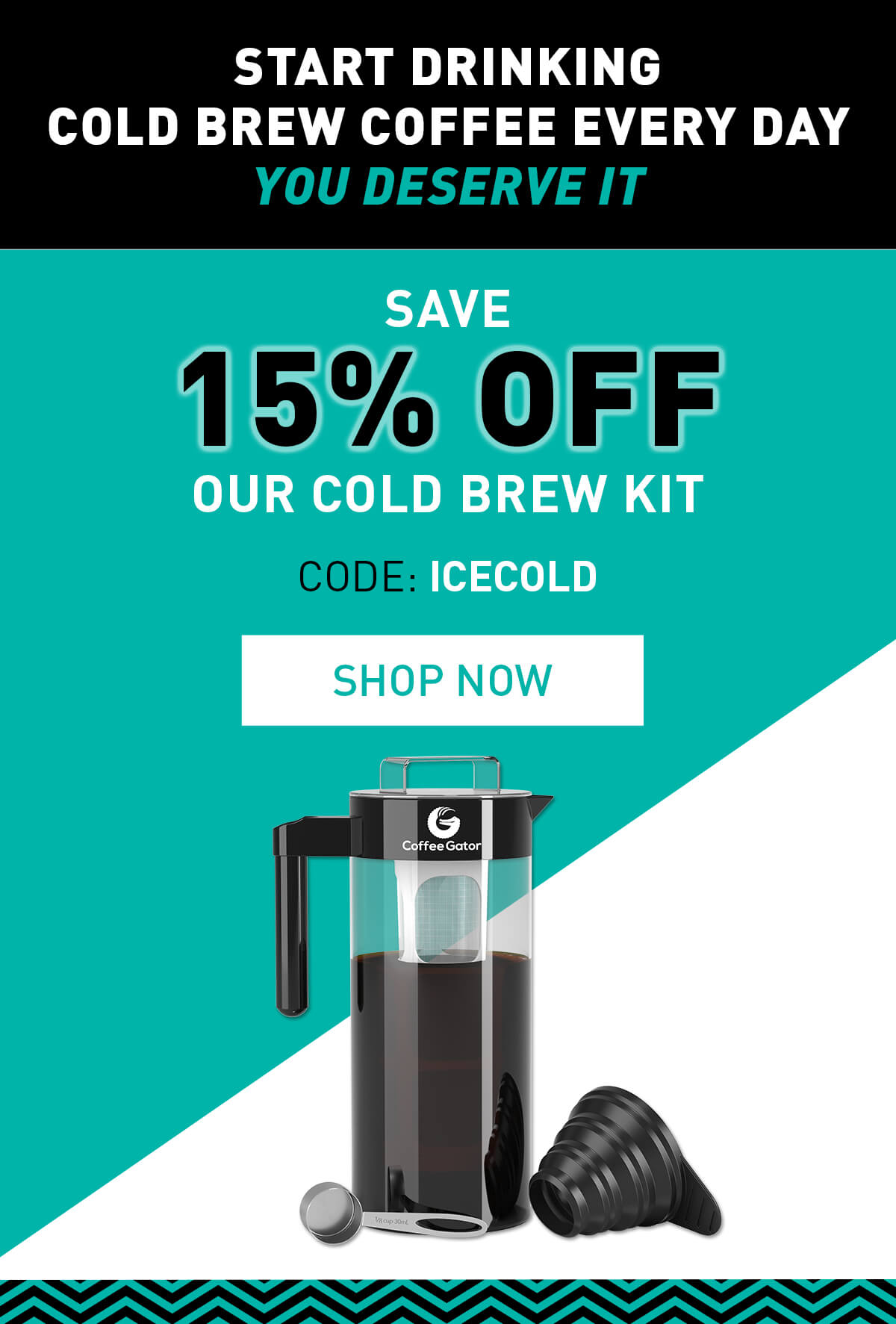 Coffee Gator: You deserve cold brew 