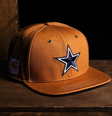 Dallas Cowboys Carhartt X '47 MVP Mesh Snapback Hat Brown