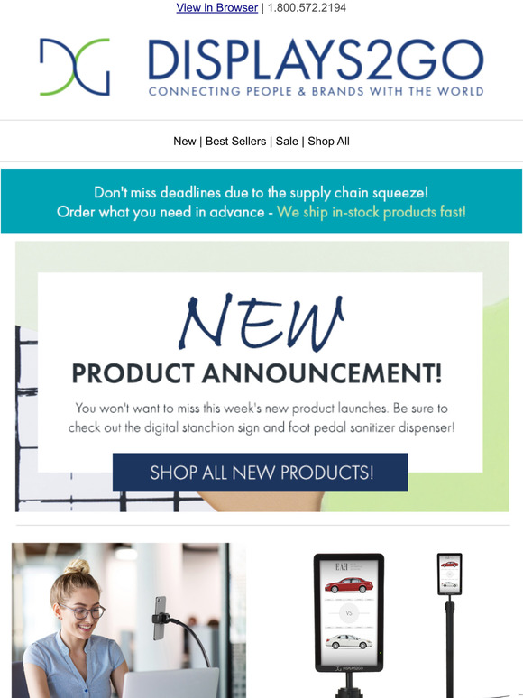 Displays2go New Product Announcement! Milled