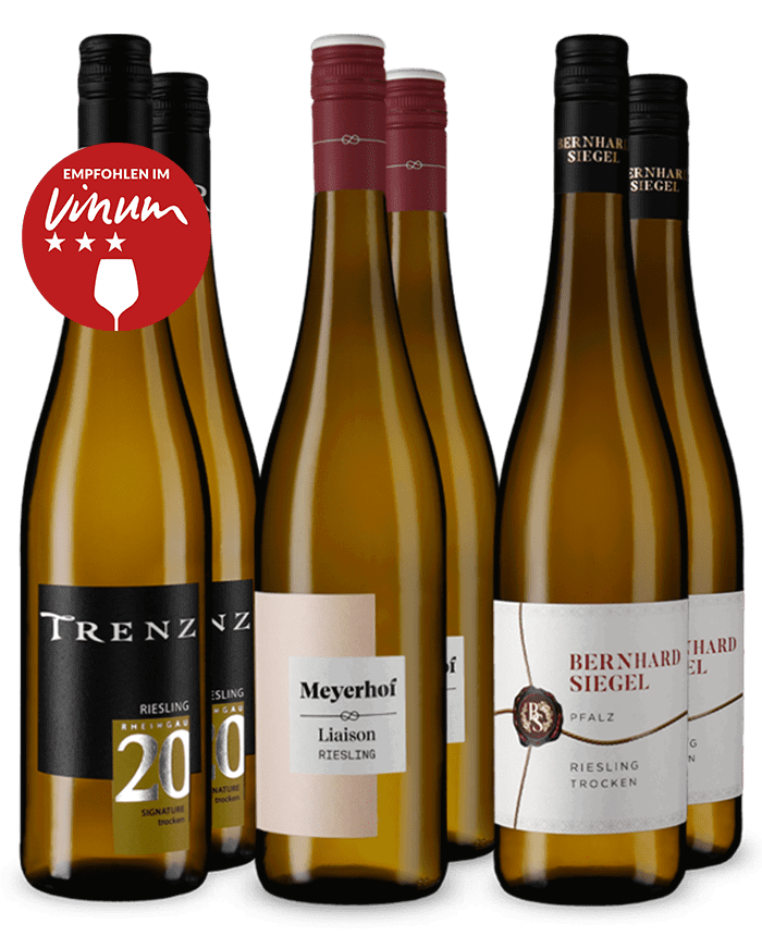 Drei Könner schenken ein:  Riesling-Entdeckungen im 3x2-Paket