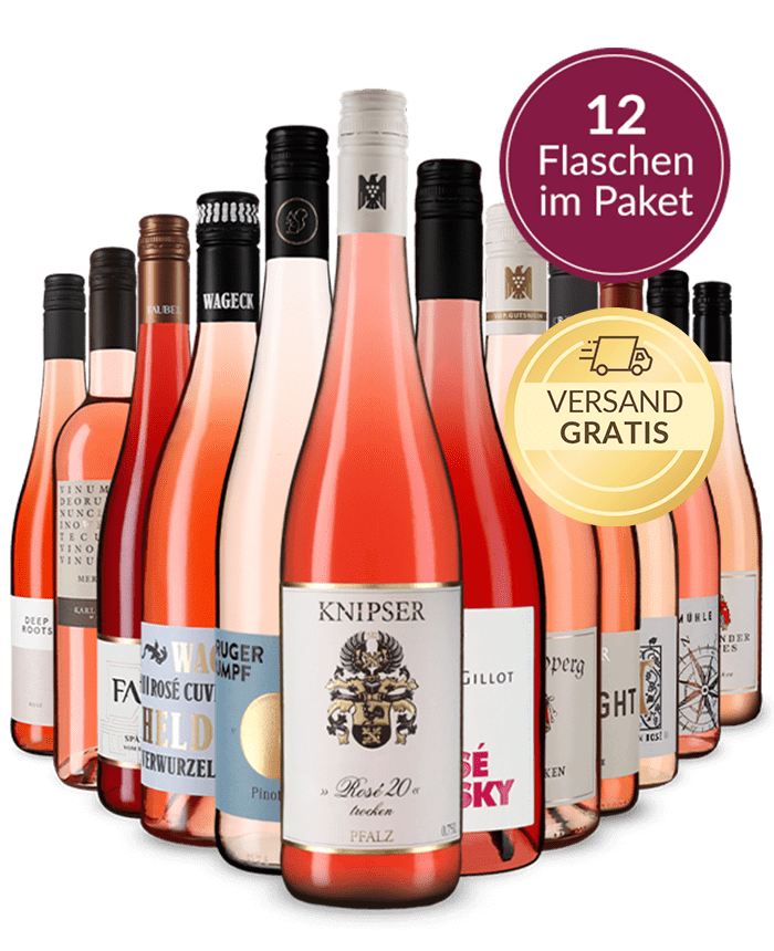 Sommergenuss im Dutzend:  Deutsche Rosé-Entdeckungen im 12er-Paket