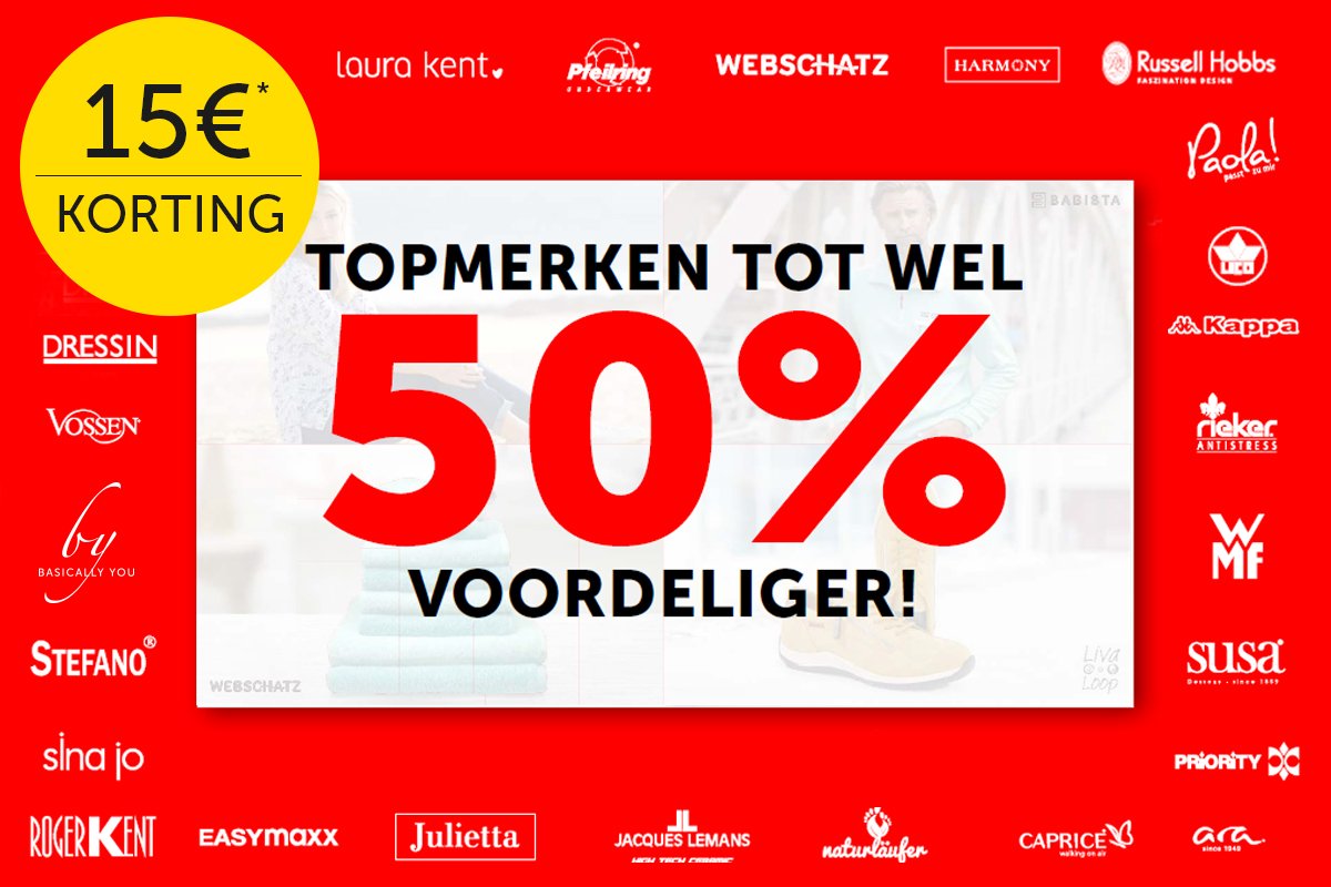 NL: Mis het niet korting Topmerken-sale |