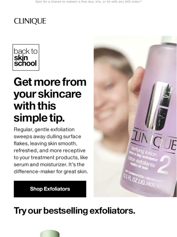 Clinique Email Newsletters Shop Sales, Discounts, and Coupon Codes