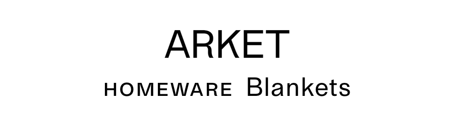 ARKET Logo Blankets