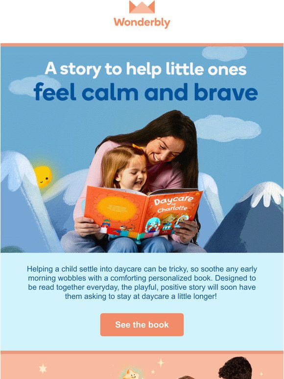 A story to help little ones feel calm and brave 
