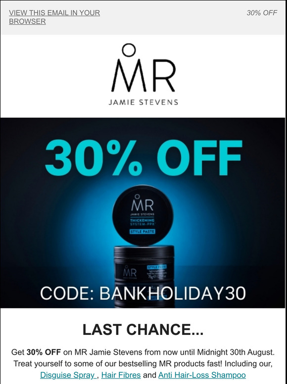 LAST CHANCE...