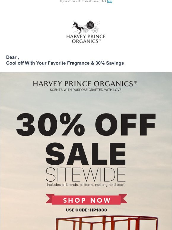 Cool off With Your Favorite Fragrance & 30% Savings