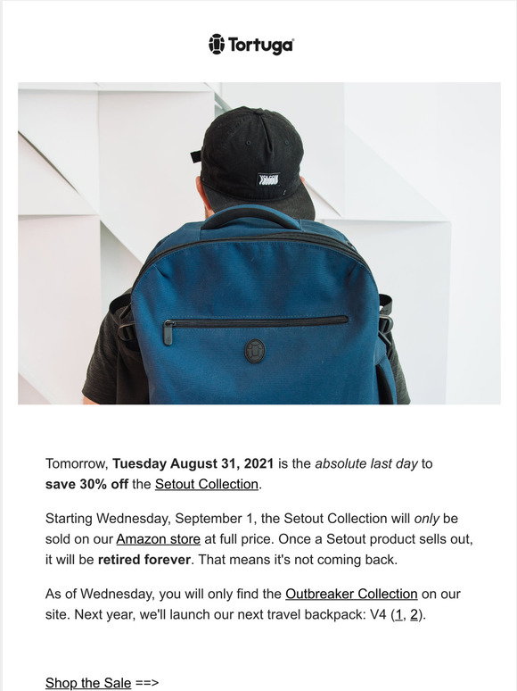 tortuga backpack coupon