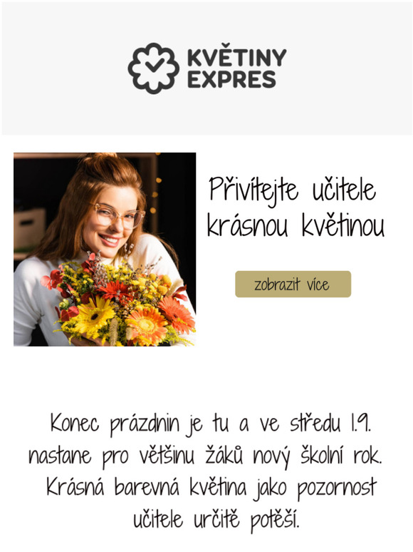 Kytice nejen pro pan uitelku