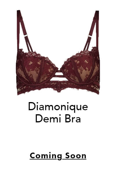 Diamonique Demi Bra
