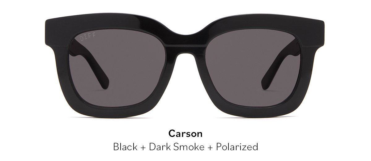 Carson Black Dark Smoke Polarized